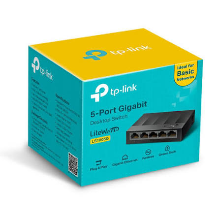 سوییچ 5 پورت گیگابیتی تی پی-لینک مدل LS1005G دسکتاپ