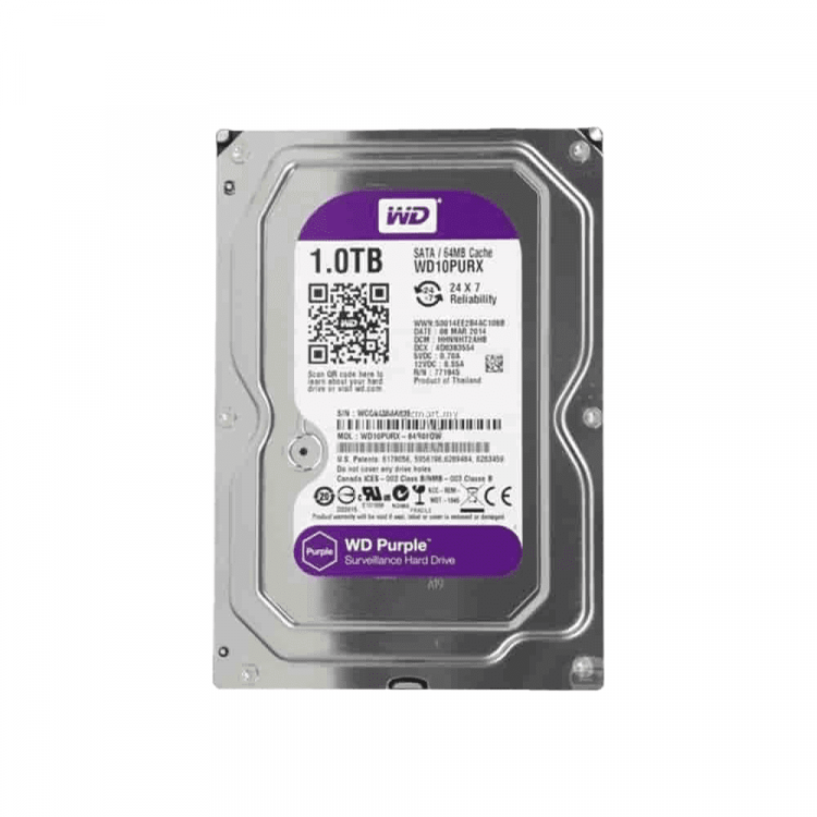 هارد 1 ترابایت بنفش اصلی وسترن دیجیتال