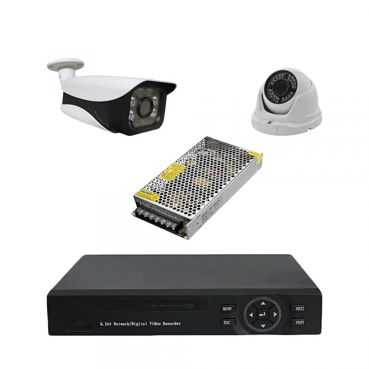 پکیج دوربین مدار بسته اقتصادی دو عددی