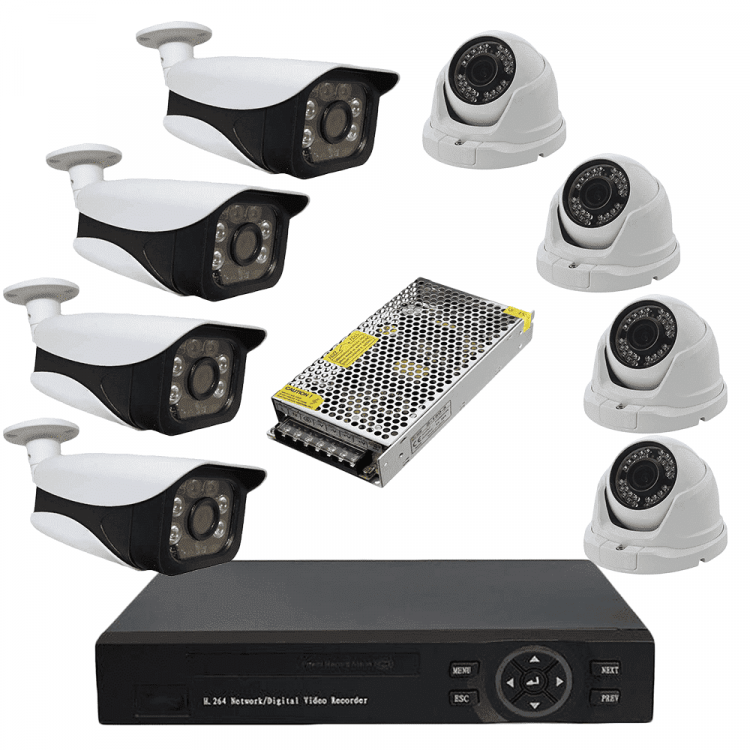 پکیج دوربین مداربسته 8 عددی اقتصادی